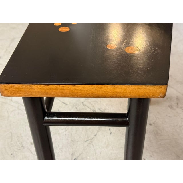 Edward Wormley for Dunbar Custom Rare Asymmetric Constellation Inlaid Table 60’s For Sale - Image 18 of 18