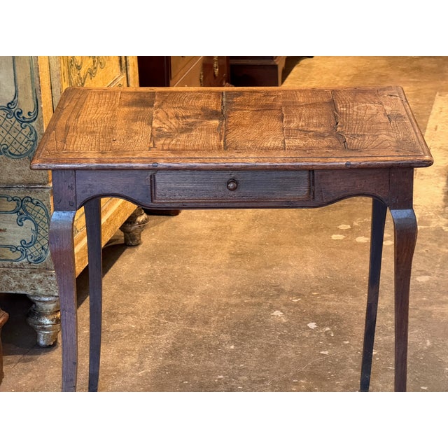 19th Century 19th Century French Oak Side Table For Sale - Image 5 of 11