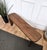Gold Antique Italian Minimal Rustic Wooden Bench, 1890s For Sale - Image 8 of 9
