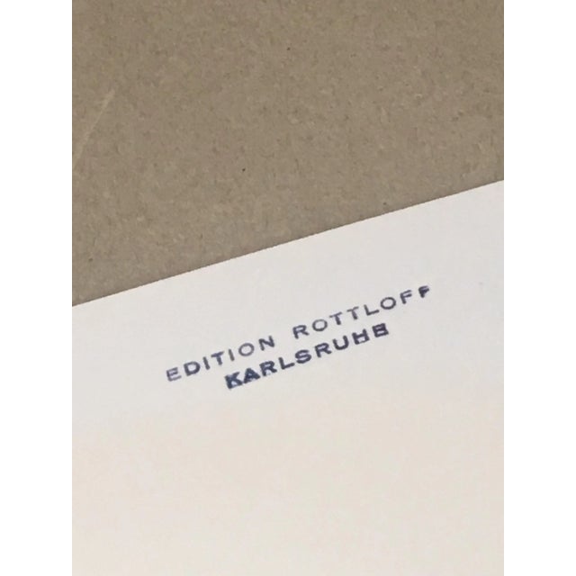 Winfred Gaul, Silkscreen, 1968 Signed and numbered On thick stock Edition 14/50 65x65 cm This piece has an attribution...