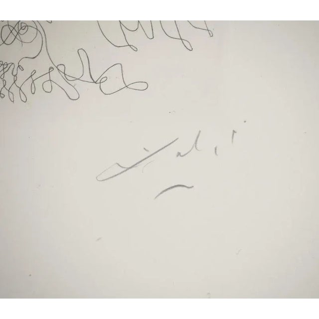 Salvador dali (1904-1989) the lady in the orangery, 1967 original etching signed in pencil on old japanese paper 37 x 27.5...