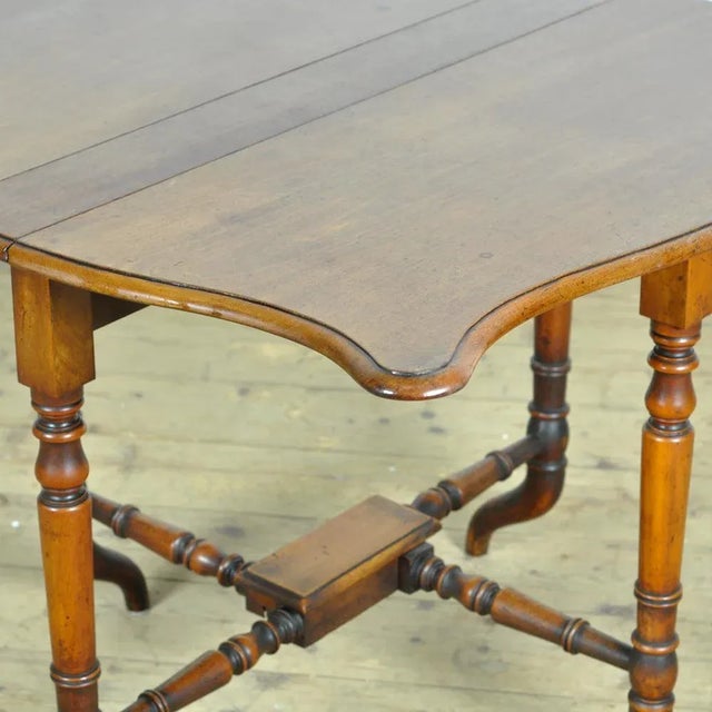 Antique Oak Drop Leaf Table, 1820s For Sale - Image 9 of 11
