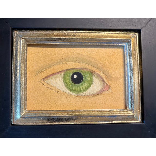 Contemporary Contemporary Mary Maguire Original Lover’s Eye Print, Framed For Sale - Image 3 of 9