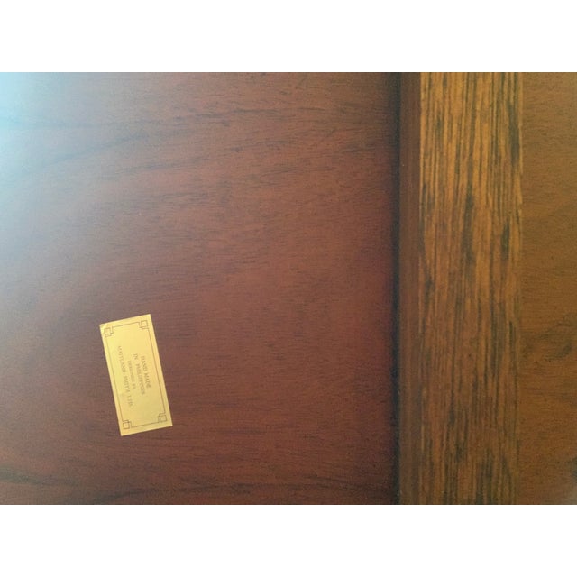 20th Century Maitland-Smith Regency Style Mahogay Double Pedestal Dining Table For Sale - Image 10 of 12