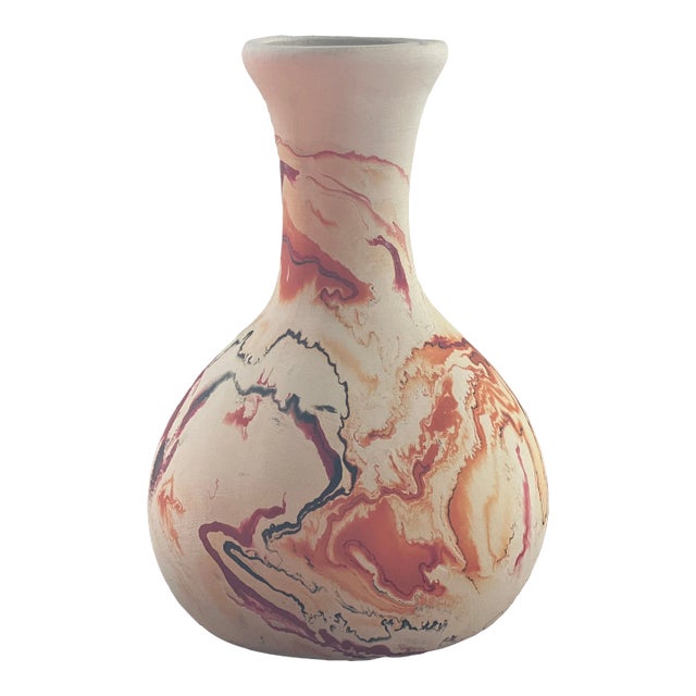 Mid 20th Century Nemadji Pottery Vase For Sale