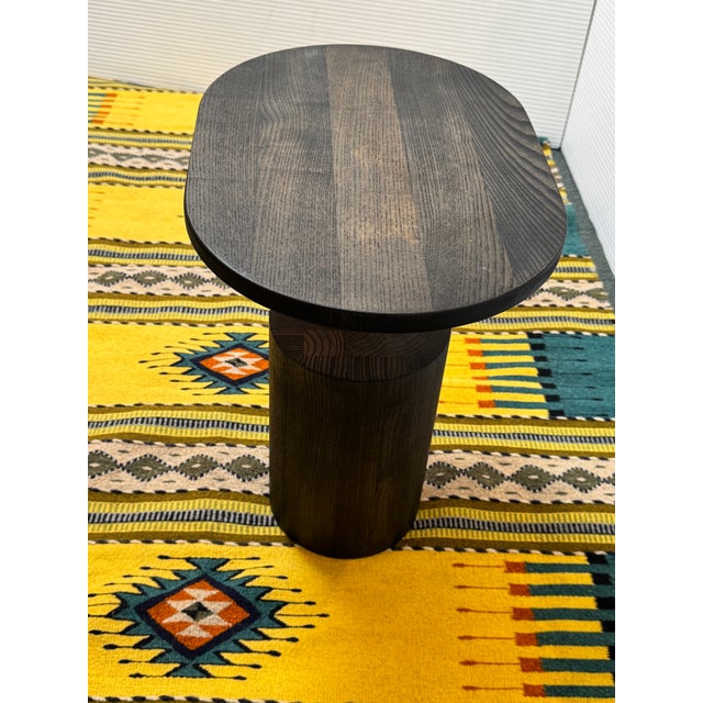 Wood Ferm Living Insert Side Table, Black Stained Ash For Sale - Image 7 of 12
