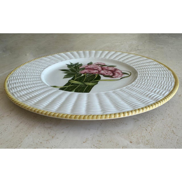 VIETRI Este Ceramiche Italian Floral Charger Plate For Sale - Image 4 of 7