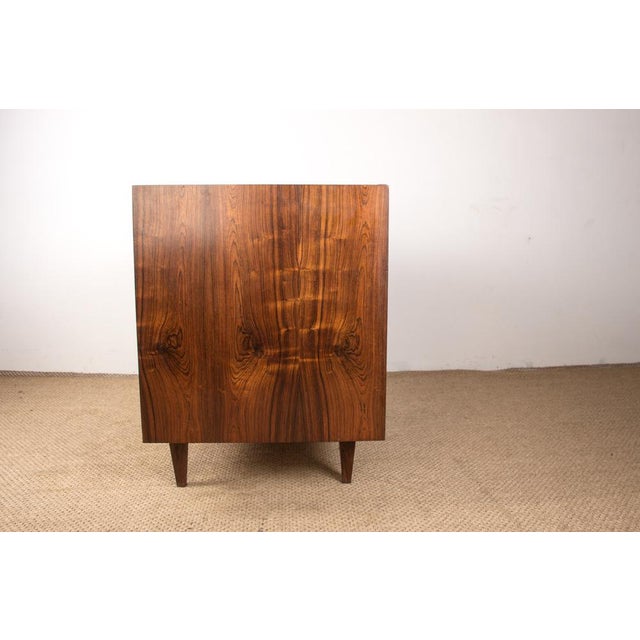 Large Santos Rosewood Dressing Table by Joseph André Motte Edition Charron, 1960s For Sale - Image 4 of 17