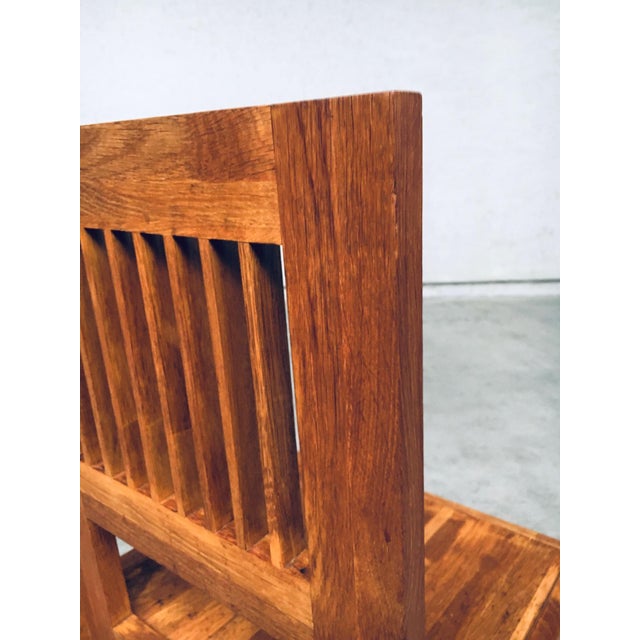 Postmodern Postmodern Teak Side Chair, France, 1990s For Sale - Image 3 of 18