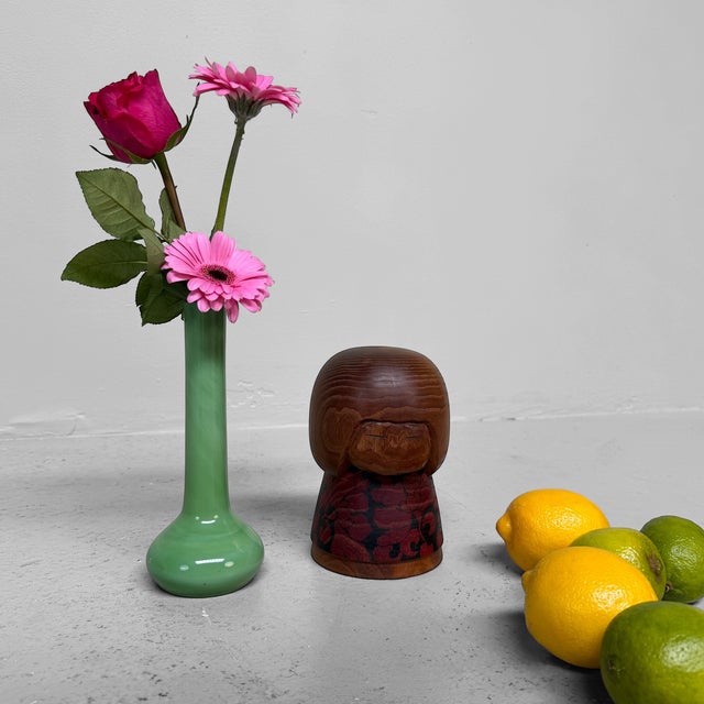Shōwa Japanese Kokeshi by Issetsu Kuribayashi, 1970 For Sale - Image 9 of 11