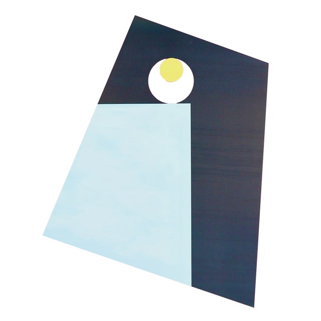 Contemporary Abstract Corten Steel, Oil & Automotive Paint "Plinth 10" by Tom Henderson For Sale - Image 10 of 10