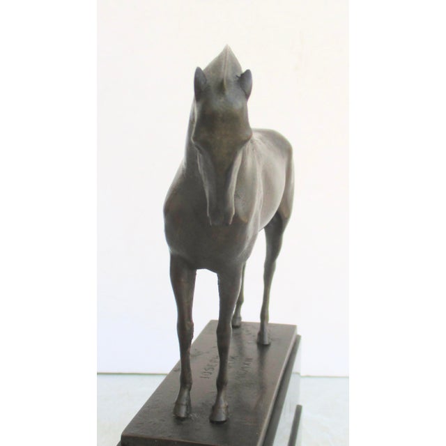 1910s Horse Sculpture by Josef Humplik Dated 1913 For Sale - Image 5 of 9
