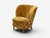 1950s Finnish Modern, Easy Chairs, Damask, Beech, Finland, 1940s For Sale - Image 5 of 13