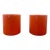 1960s Gainey Ceramics Ac-8 Orange Architectural Planters - Pair For Sale