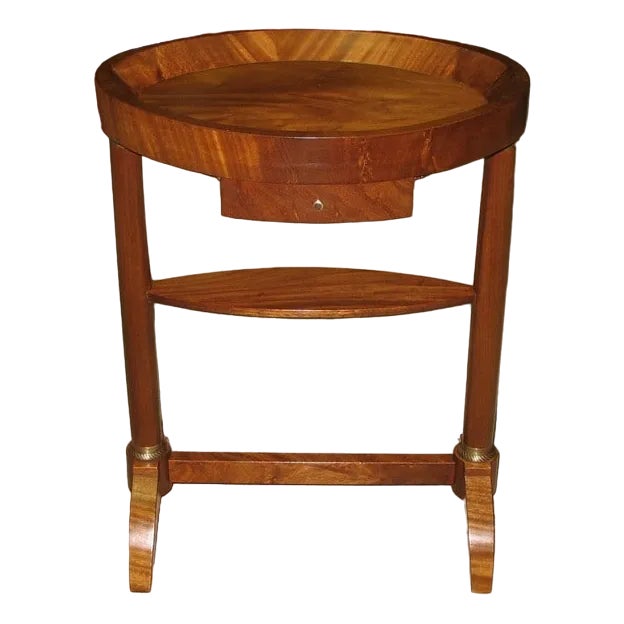 Empire Style Storage Table in Mahogany, 20th Century For Sale