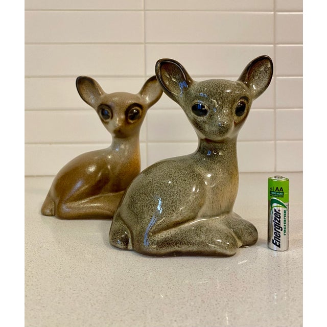 Vintage Late 20th Century Howard Pierce Porcelain Deer - A Pair For Sale - Image 12 of 13