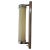 Bauhaus Big Chrome Milk Glass Wall Lamp, 1930s For Sale