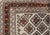 White Antique Hand-Knotted Baluch Tribal Rug With All-Over Geometric Diamond Design 4'8 X 7'2 For Sale - Image 8 of 12