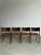Mid-Century Modern 1970s Minimal Dark Brown Mid Century Chairs For Sale - Image 3 of 15