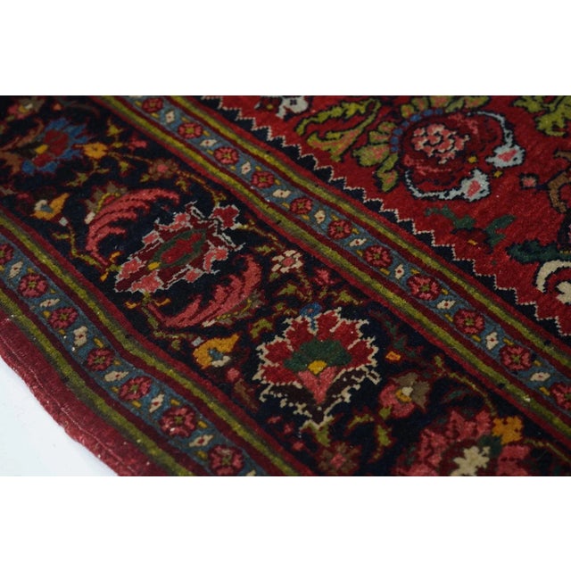Antique Halvai Bijar Rug 4'7'' x 7'0'' For Sale - Image 9 of 12