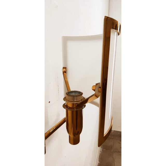 Adjustable Wall Light with Glass Fan For Sale - Image 5 of 18