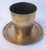 Mid-Century Modern Late 19th Century Cast Bell Metal Beaker & Under Plate For Sale - Image 3 of 8