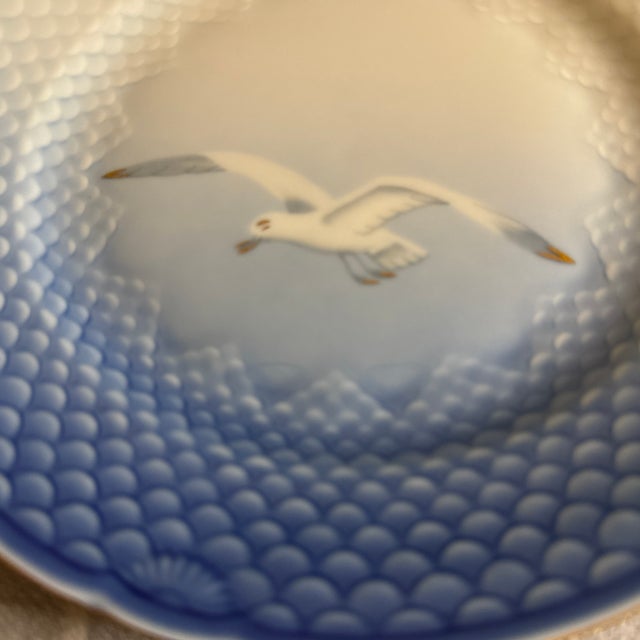 Late 20th Century Late 20th Century Bing & Grondahl Seagull Salad Plates- Set of 4 For Sale - Image 5 of 8