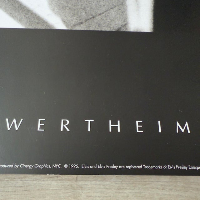 1990s Elvis at the Piano “The Wertheimer Collection" Fine Art Print Printed in France 36” X 24” For Sale - Image 9 of 9