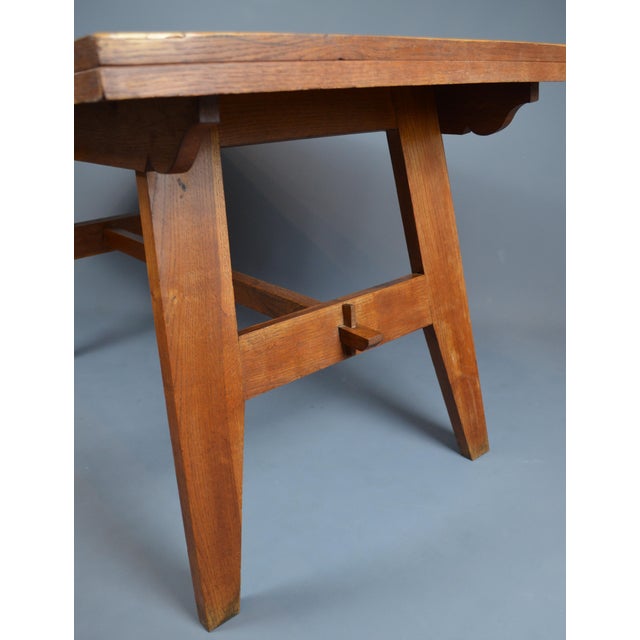 French Dining Table by by René Gabriel, 1940s For Sale - Image 9 of 15