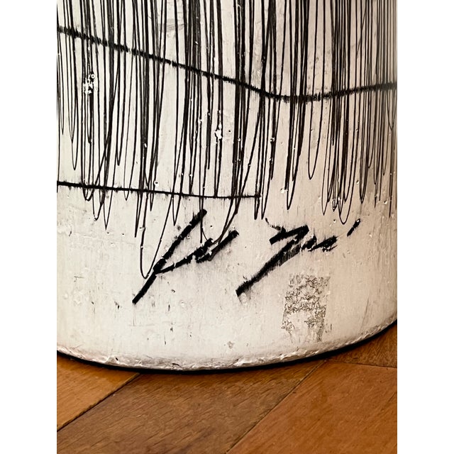 Yuri Zatarain Large Floor Vase, "Sketchbook" Series, 1990s For Sale - Image 10 of 14
