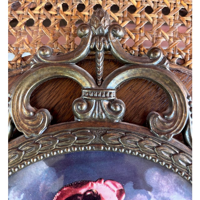 Traditional Vintage Framed Reproduction “Pinkie” by Thomas Gainsborough For Sale - Image 3 of 7