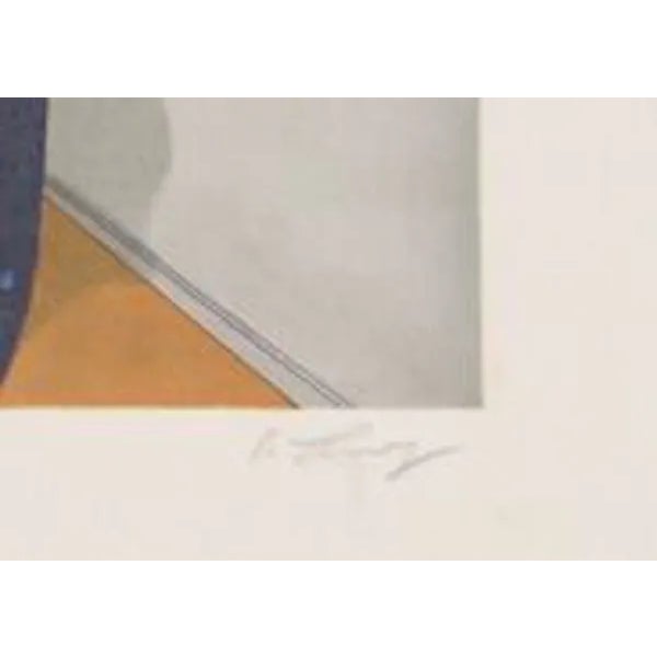 This lithograph, titled "Untitled - New Family Portrait," was created by the Israeli American artist, Benjamin Levy, in...