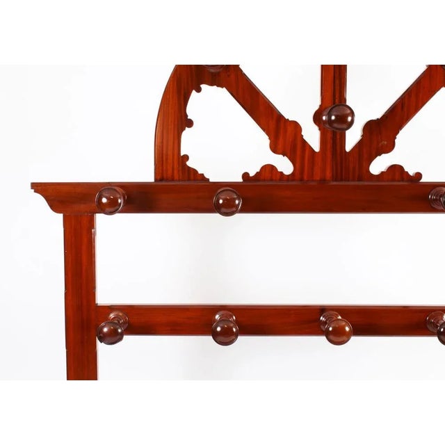 Brown 19th Century Victorian Hall Umbrella Coat Stand For Sale - Image 8 of 18
