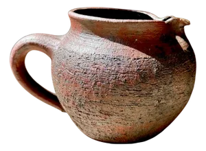 Large Studio Ceramic Art Jug Vase by Gerhard Liebenthron, West-Germany, 1977
