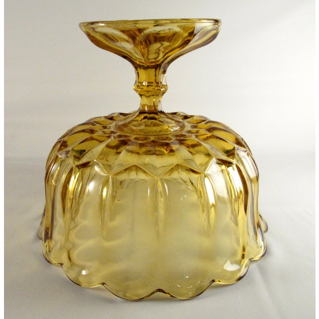 Vintage Anchor Hocking Amber Glass Fruit Bowl Chairish