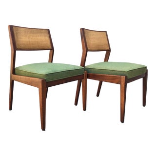 Vintage Mid Century Modern Office Chairs in the Jens Risom Style- a Pair For Sale