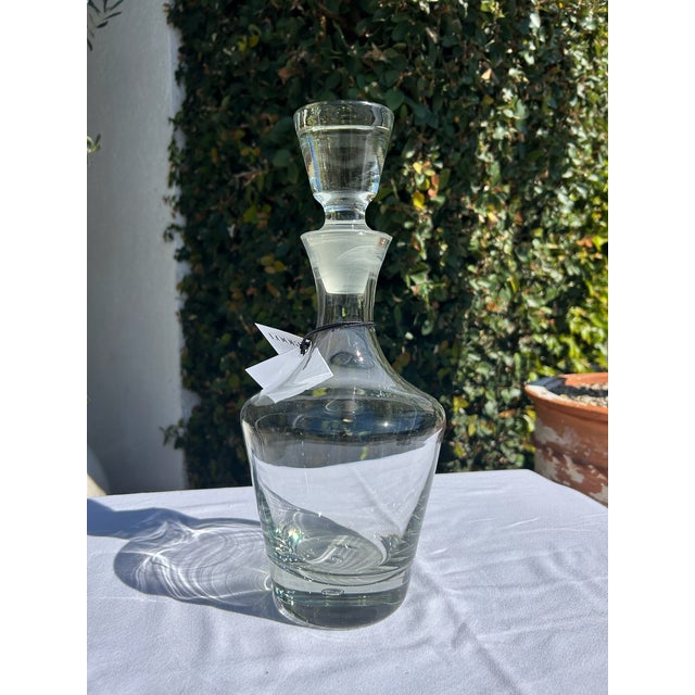 Mid 20th Century Vintage Glass Decanter For Sale - Image 5 of 7