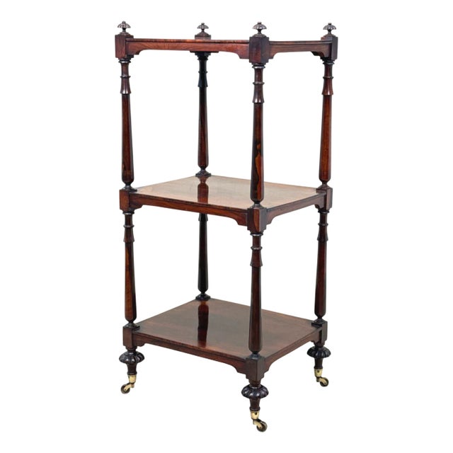 Small Regency Rosewood Whatnot, 1825 For Sale