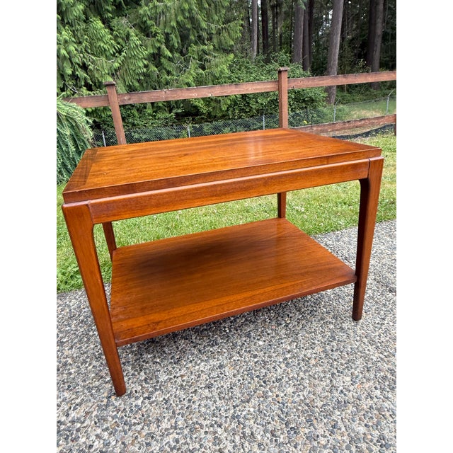 1960s Lane Rhythm Walnut End Table-Vintage 997 05 Lane Side Table-Solid Wood For Sale - Image 5 of 7