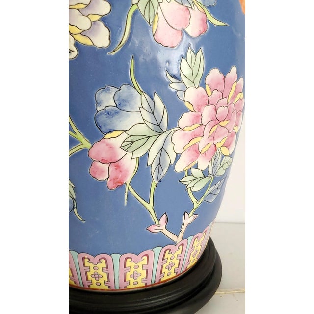 Lamp Chinese Flowers For Sale - Image 9 of 12