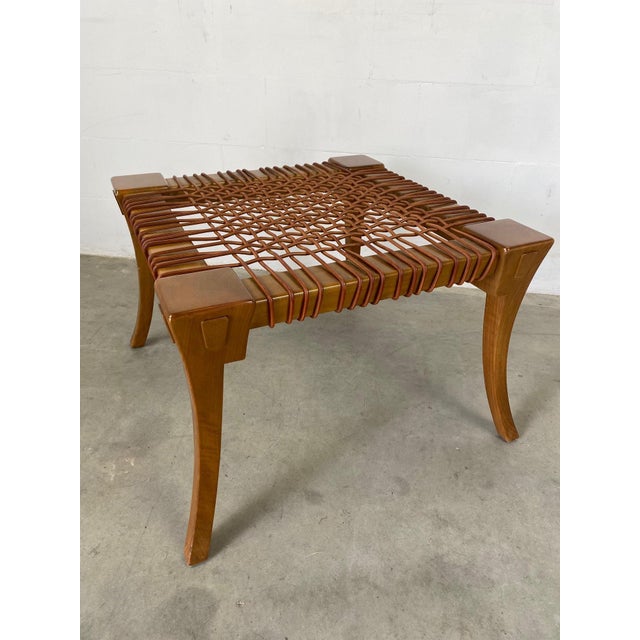Klismos Stool by T.H. Robsjohn-Gibbings for Saridis of Athens, 1960s For Sale - Image 12 of 12
