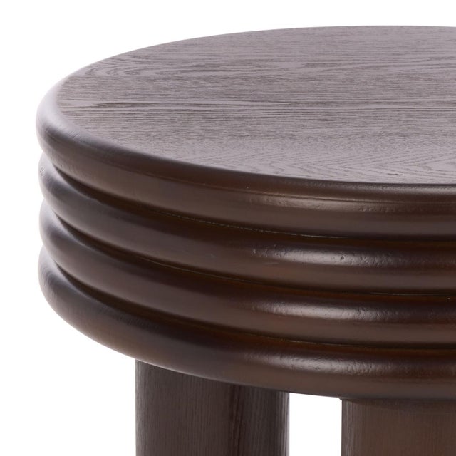Spritely Home Ohana Accent Table in Dark Brown For Sale - Image 4 of 8