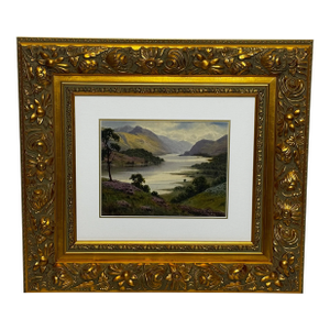 Edward Horace Thompson “Thirlmere & Helvellyn, Lake District” Original Watercolor, c.1925