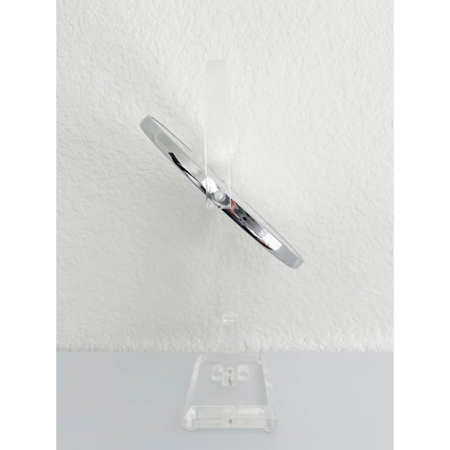 Vintage Charles Hollis Jones Style 1970s Lucite Vanity Table Mirror For Sale In Sacramento - Image 6 of 8