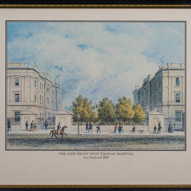 Antique Hospital Picture, St Thomas' London, Engraving, Art, Medical, Victorian For Sale - Image 4 of 9
