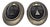 1970s Ben-Amun Smoky Quartz and Silver Oval Earrings, A Pair For Sale