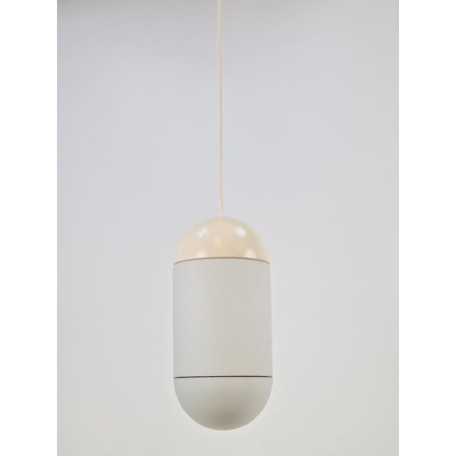 Vintage Pill Pendant Lamp in Milk Glass from Peill & Putzler, Germany, 1960s For Sale - Image 10 of 15