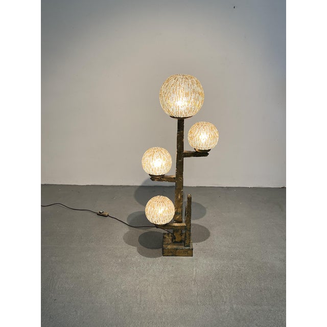 Mid-Century Modern Glass Floor Lamp by Biancardi and Jordan Arte, Verona, 1965 For Sale - Image 3 of 18