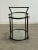 Black 1960s Patinated Iron Bar Cart For Sale - Image 8 of 12