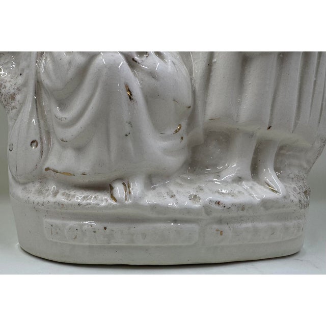 19th Century Staffordshire Fortune Teller Figurine From England For Sale - Image 6 of 12